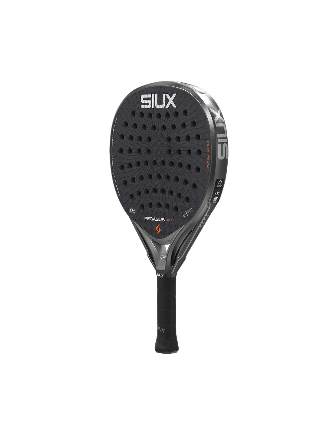 Siux Pegasus Pro 2026 Storm Grey Padel Racket - Playing Padel