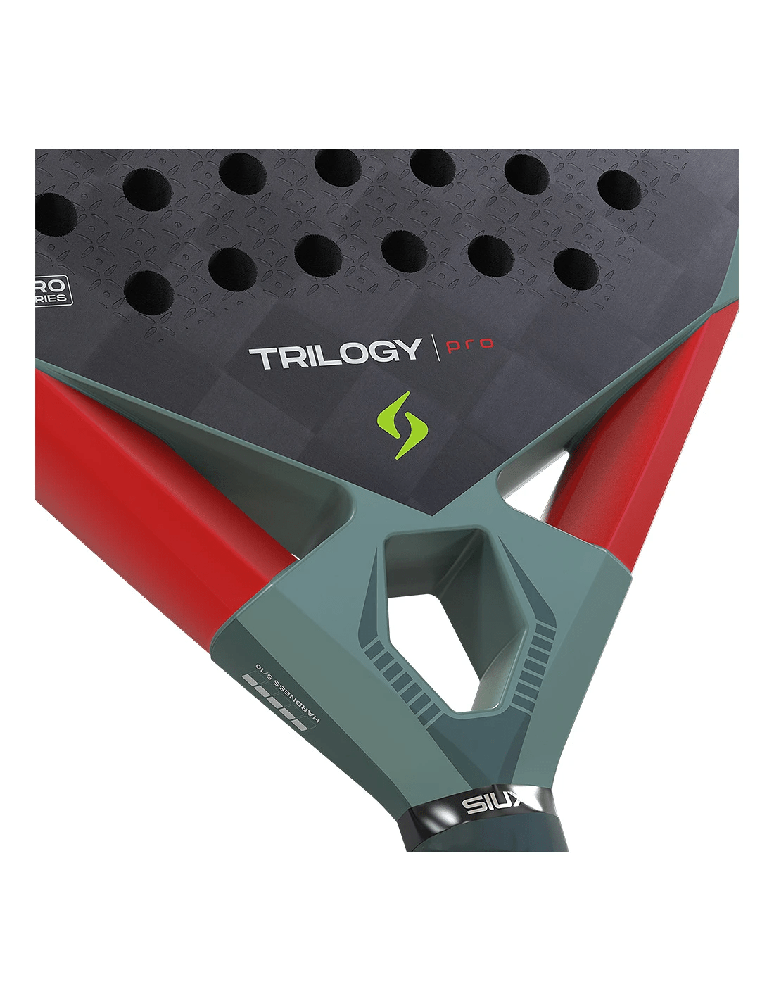 Siux Trilogy Pro 2026 Ash Green Padel Racket - Playing Padel