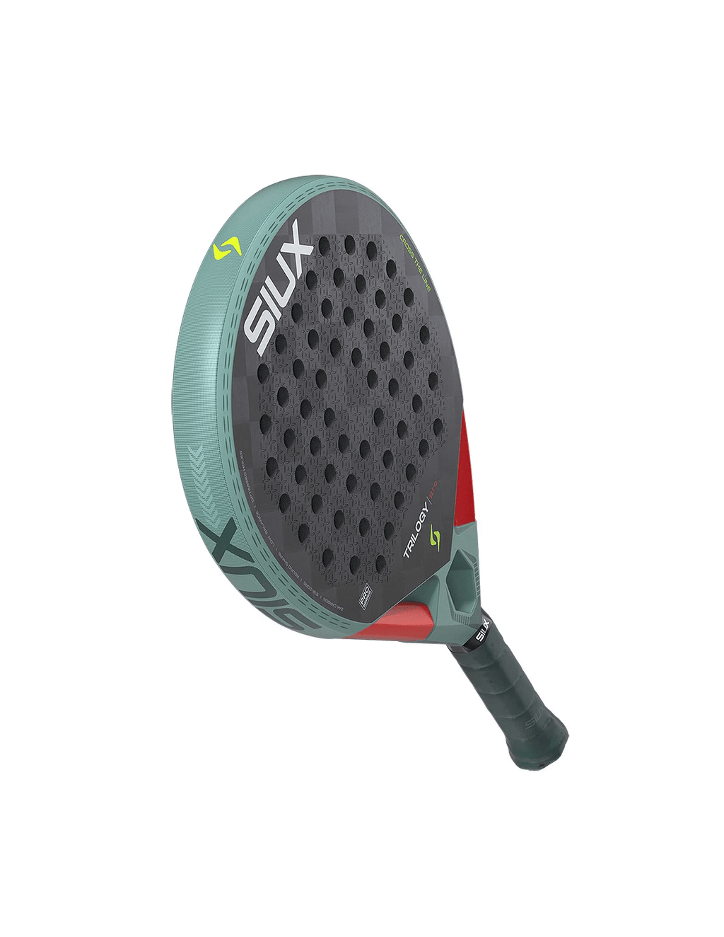 Siux Trilogy Pro 2026 Ash Green Padel Racket - Playing Padel