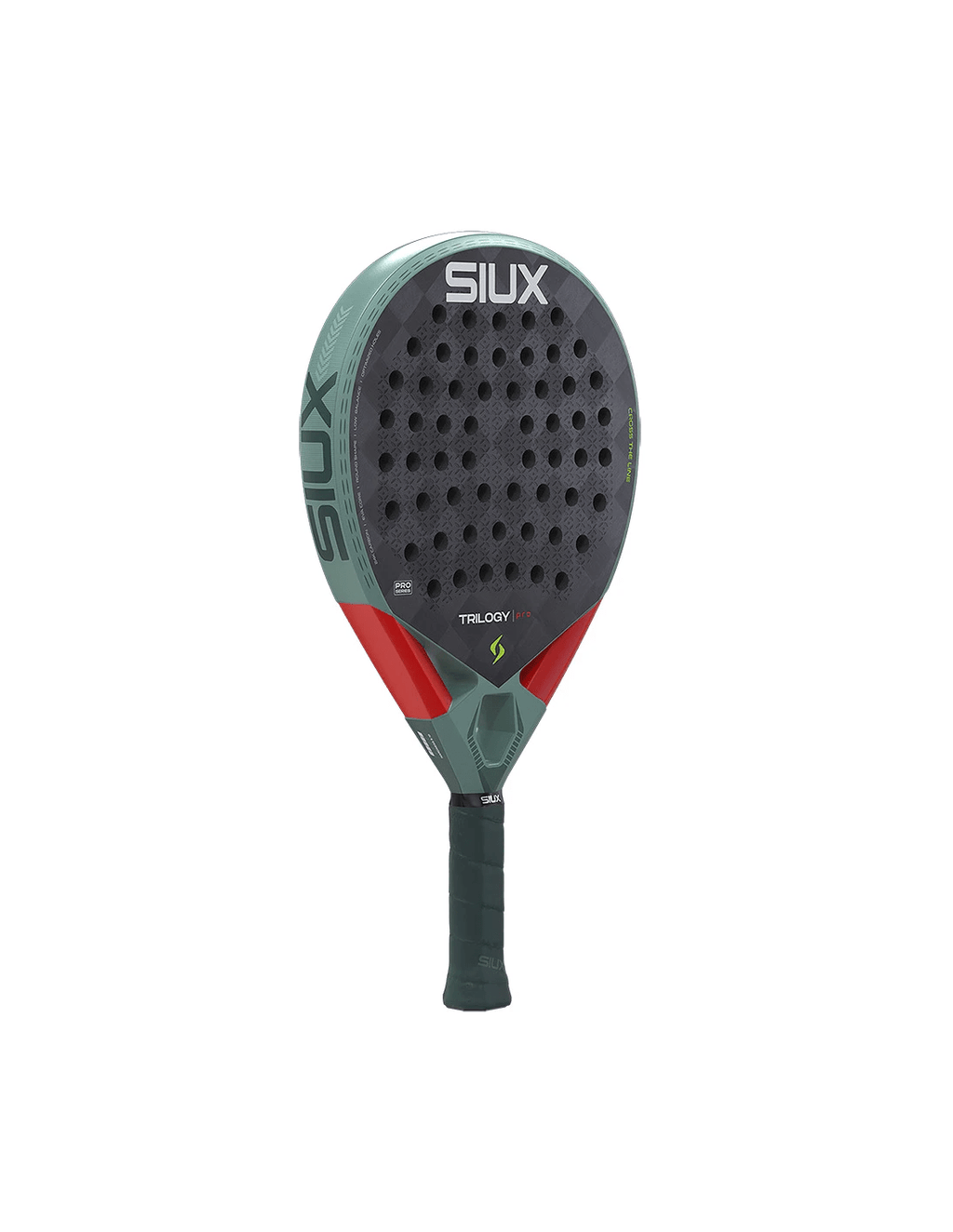 Siux Trilogy Pro 2026 Ash Green Padel Racket - Playing Padel