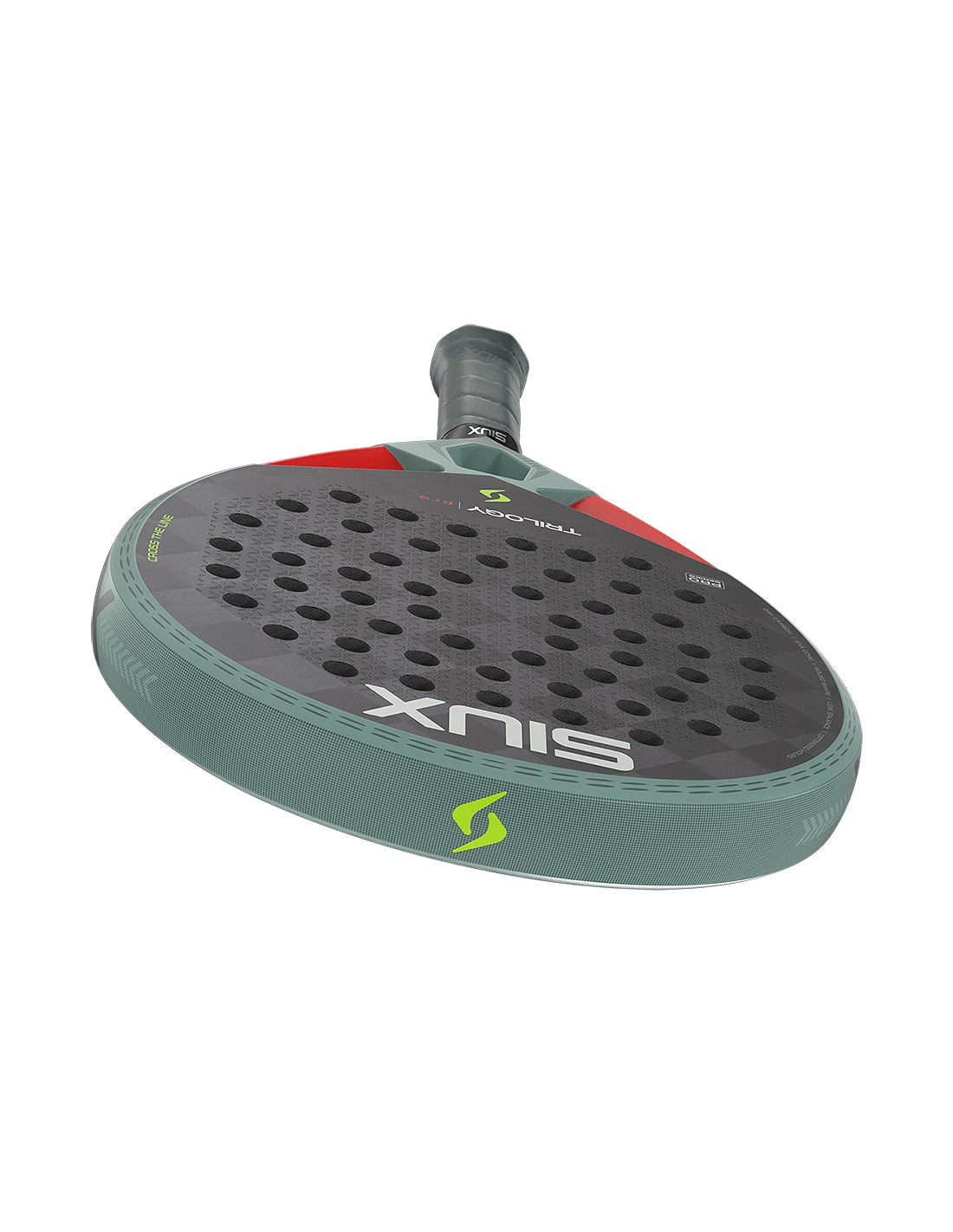 Siux Trilogy Pro 2026 Ash Green Padel Racket - Playing Padel