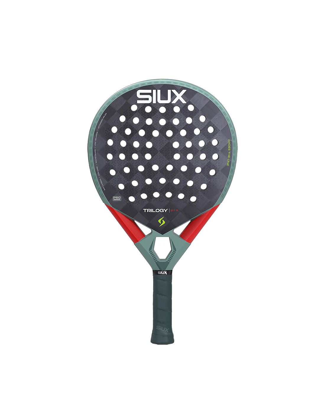 Siux Trilogy Pro 2026 Ash Green Padel Racket - Playing Padel