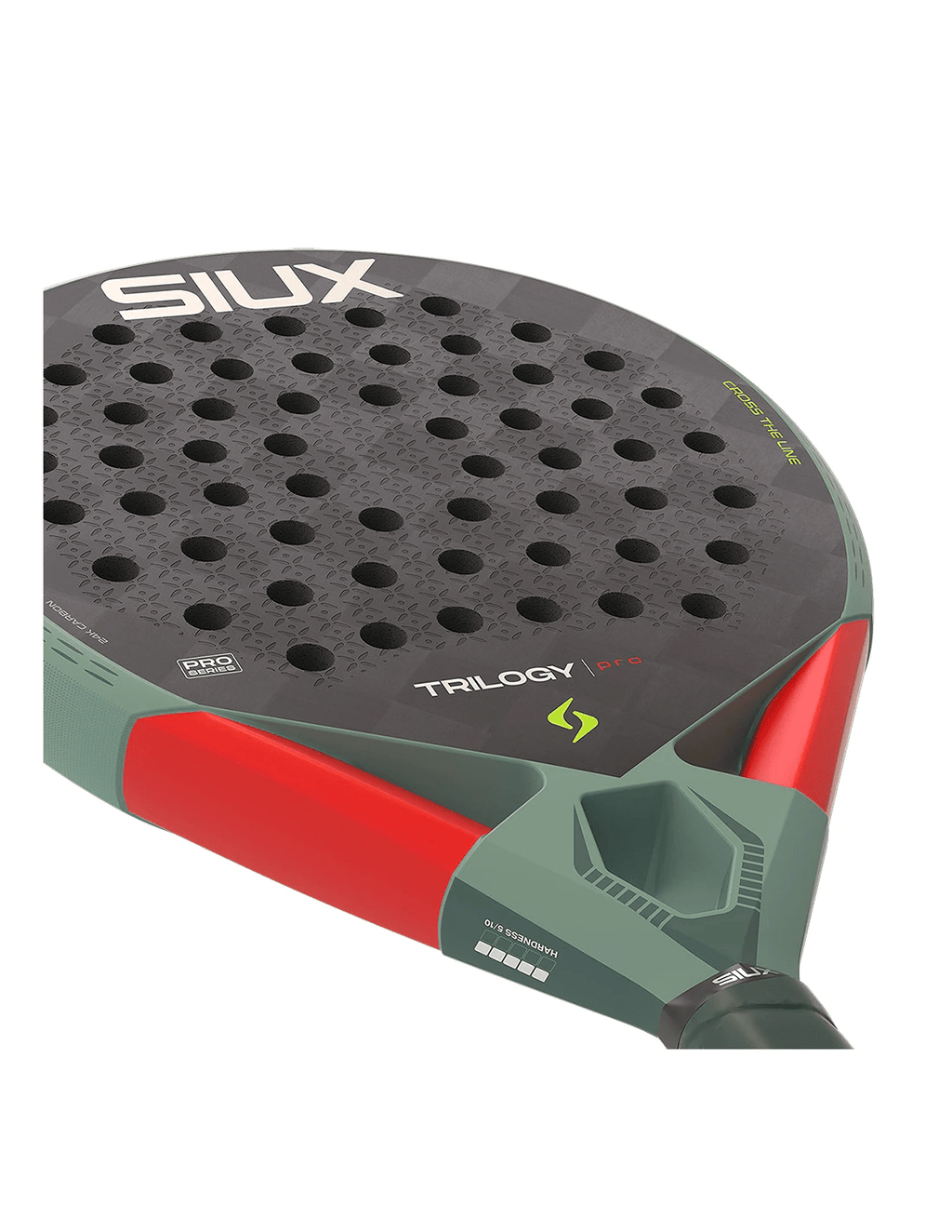 Siux Trilogy Pro 2026 Ash Green Padel Racket - Playing Padel