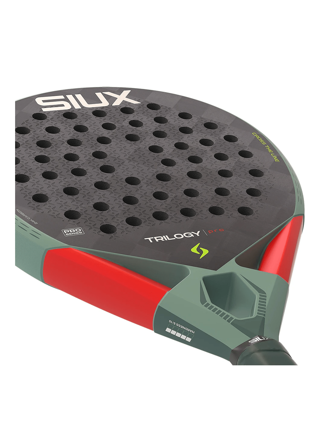 Siux Trilogy Pro 2026 Ash Green Padel Racket - Playing Padel