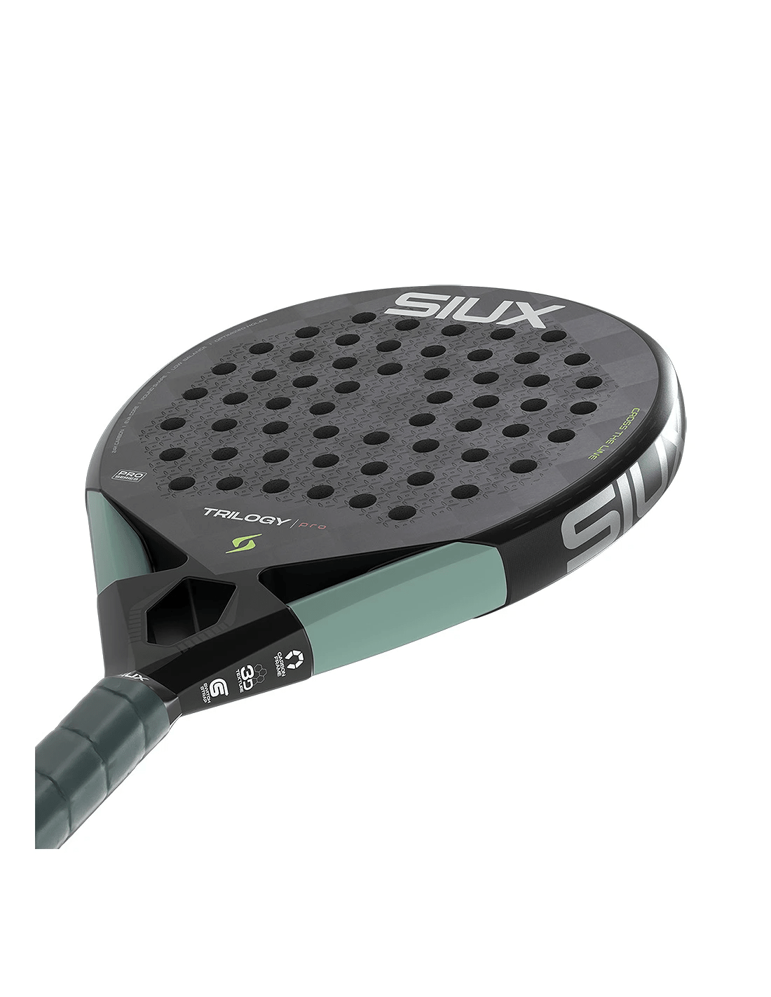 Siux Trilogy Pro 2026 Noir Fog Padel Racket - Playing Padel