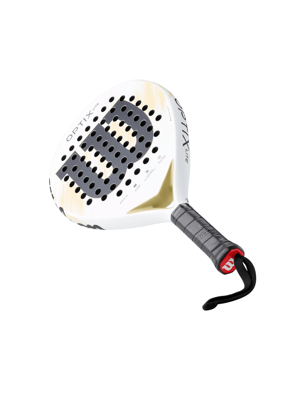 Wilson Optix V2 Lite White Padel Racket - Playing Padel