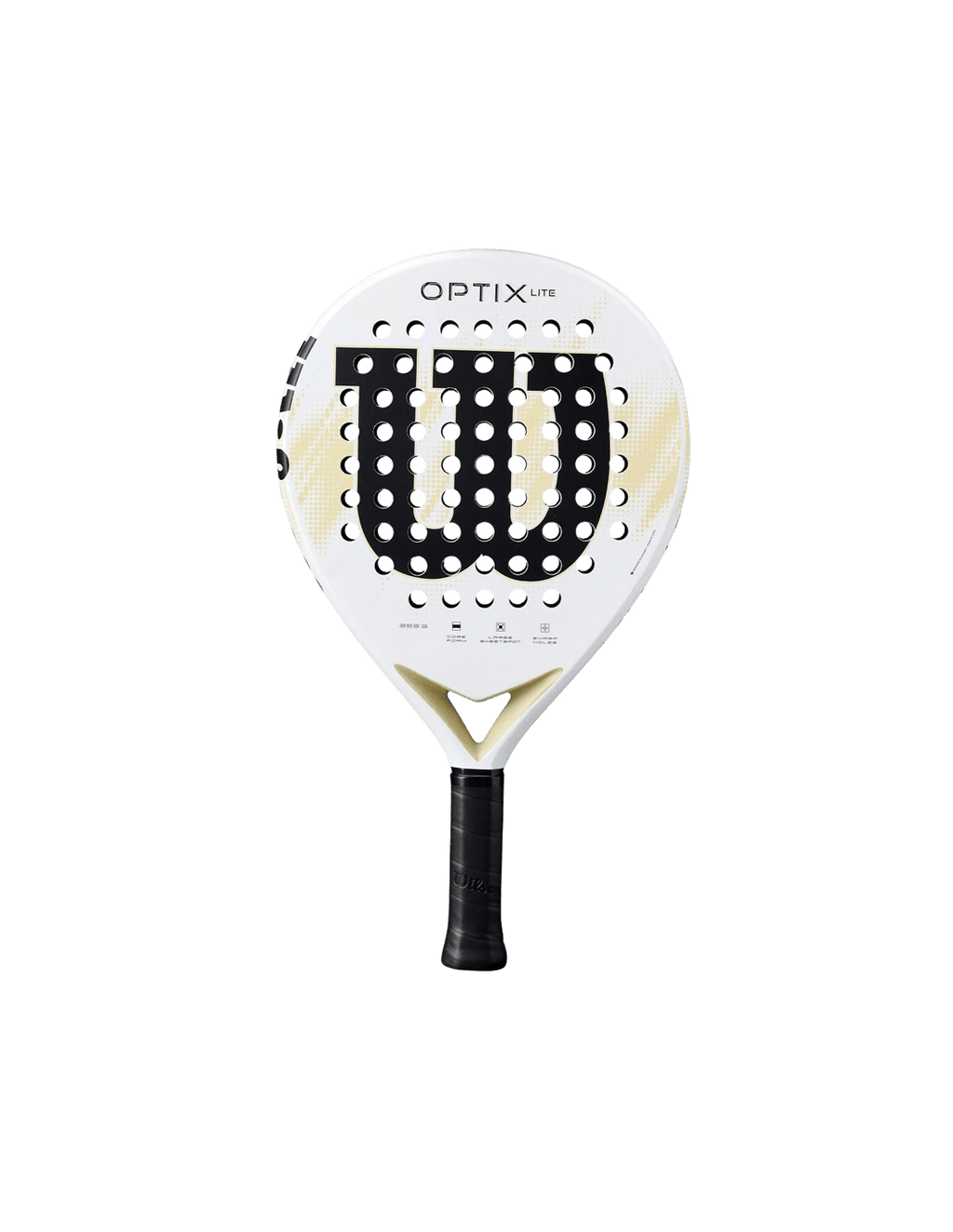 Wilson Optix V2 Lite White Padel Racket - Playing Padel