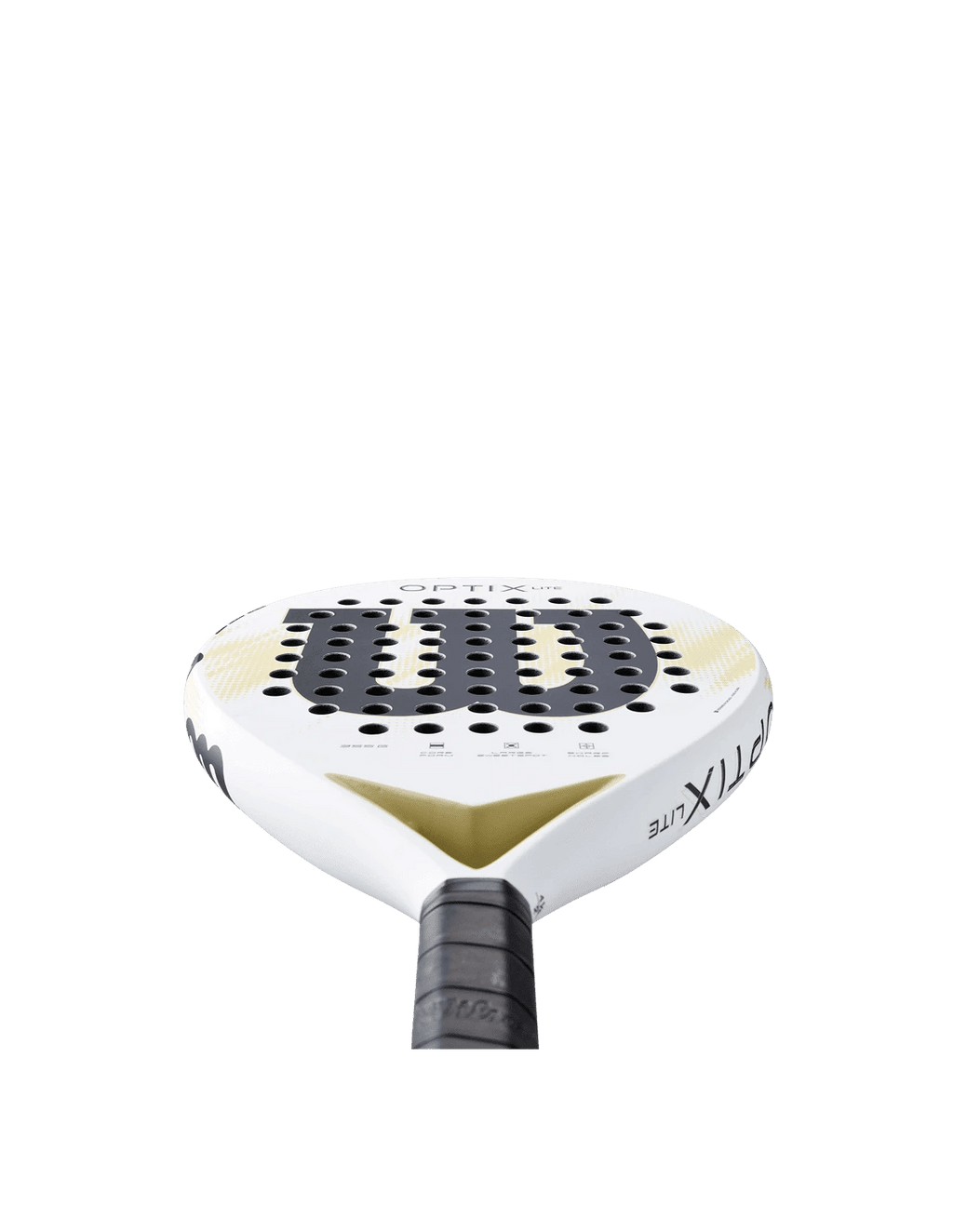 Wilson Optix V2 Lite White Padel Racket - Playing Padel