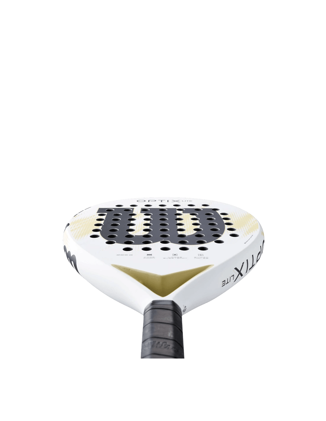 Wilson Optix V2 Lite White Padel Racket - Playing Padel