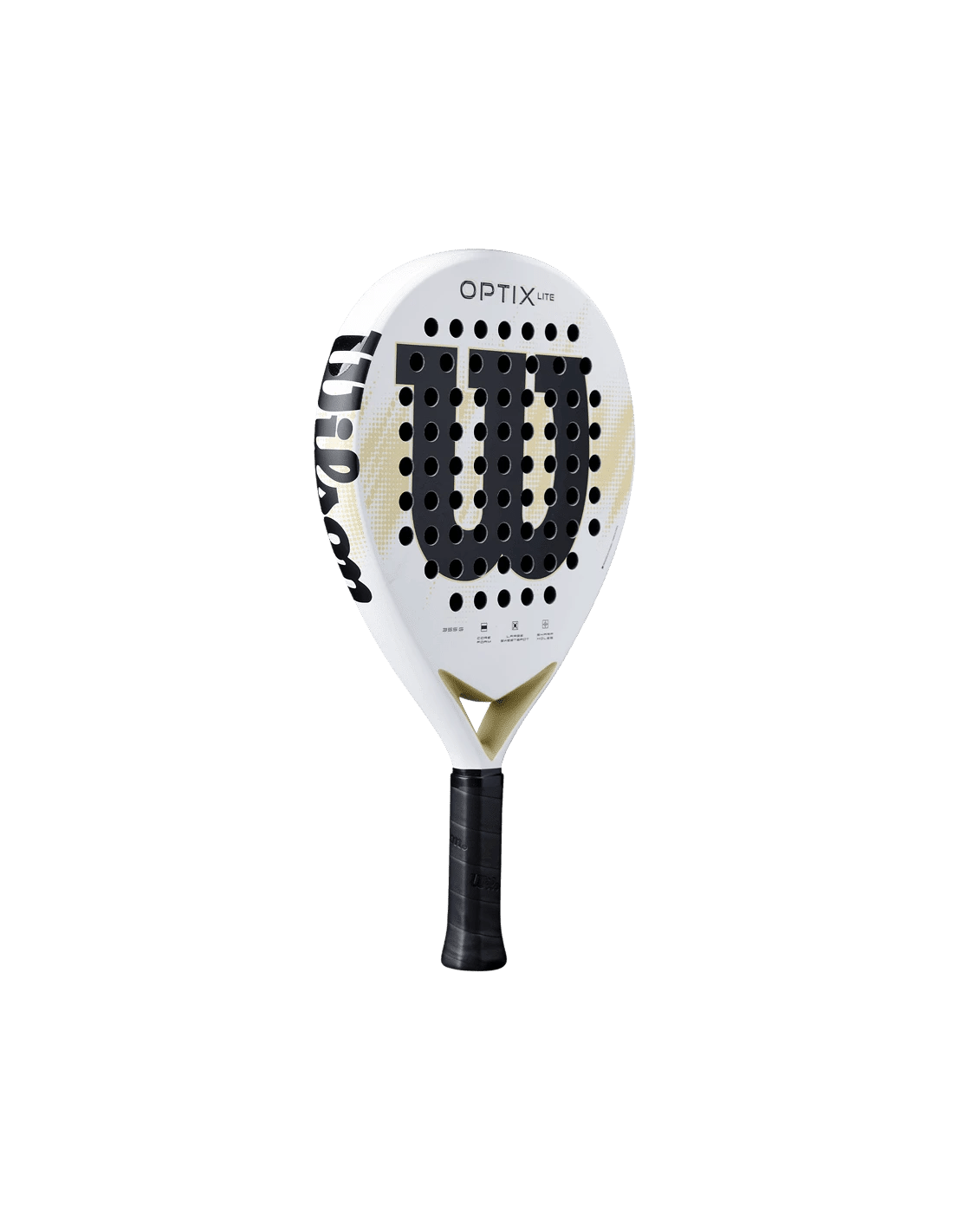 Wilson Optix V2 Lite White Padel Racket - Playing Padel