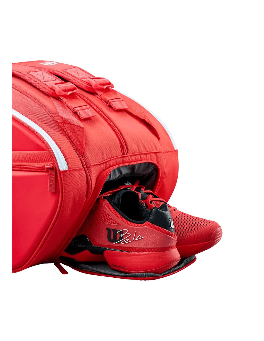 Wilson Paletero Super Tour Red 9 Pack Padel Bag - Playing Padel