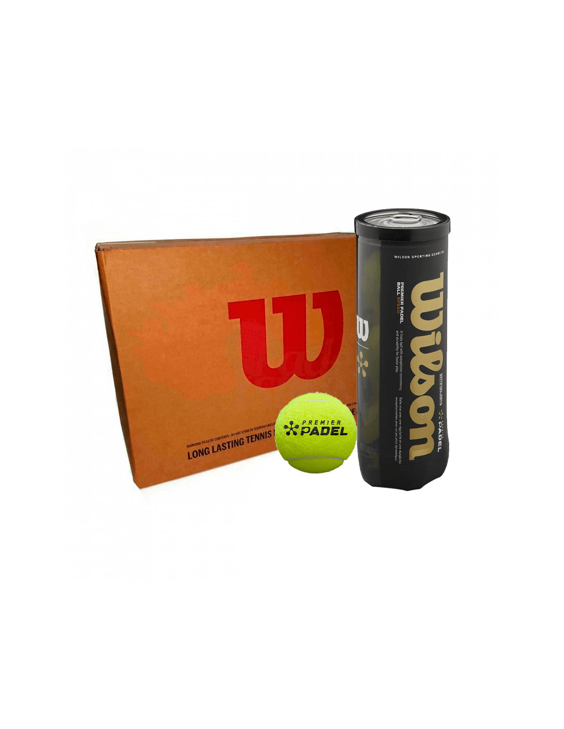 Wilson Premier Padel Speed 3 (72 Padel Balls 24 x 3) - Playing Padel