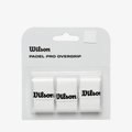 Wilson White Padel Pro Overgrip Padel Grips x 3 - Playing Padel
